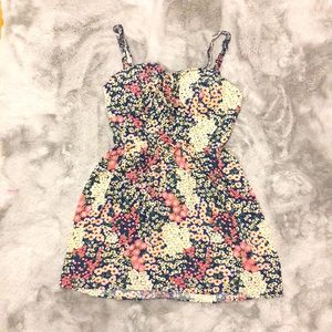 A.U.W. floral mini dress